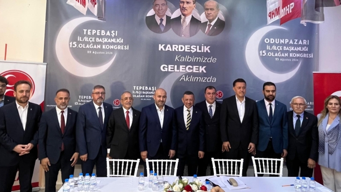 MHP Tepebaşı’nda kongre tamamlandı: Eyyüp Yılmaz ve yeni yönetimi belli oldu